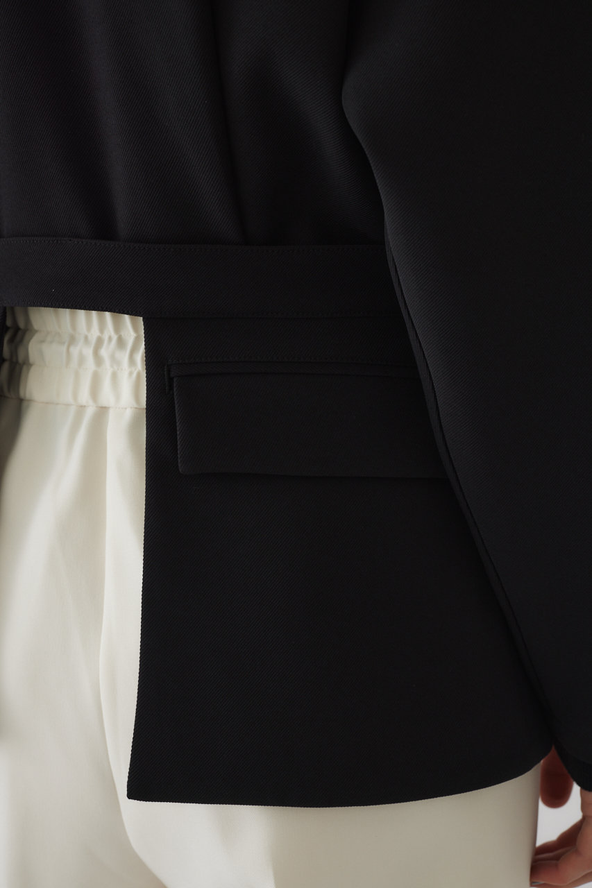 RIM.ARK(リムアーク)｜Flap pk 2way tops/トップス/ブラック の通販