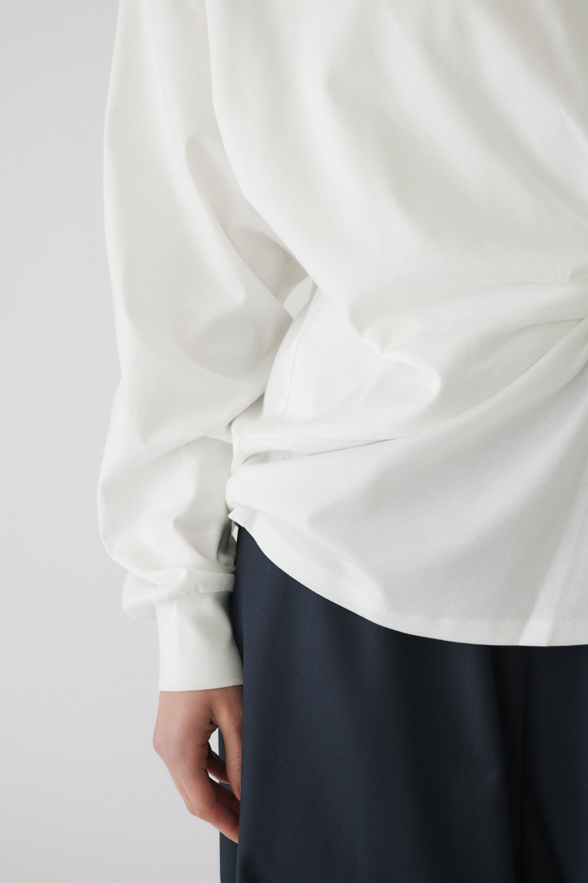 RIM.ARK(リムアーク)｜Front twist cut tops/トップス/ホワイト