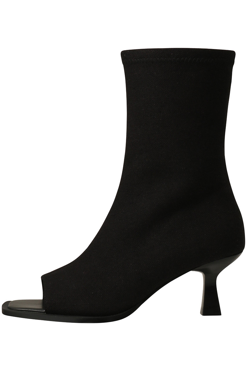 RIM.ARK Open toe middle boots/ブーツ (ブラック, 39(約25.5cm)) リムアーク ELLE SHOP