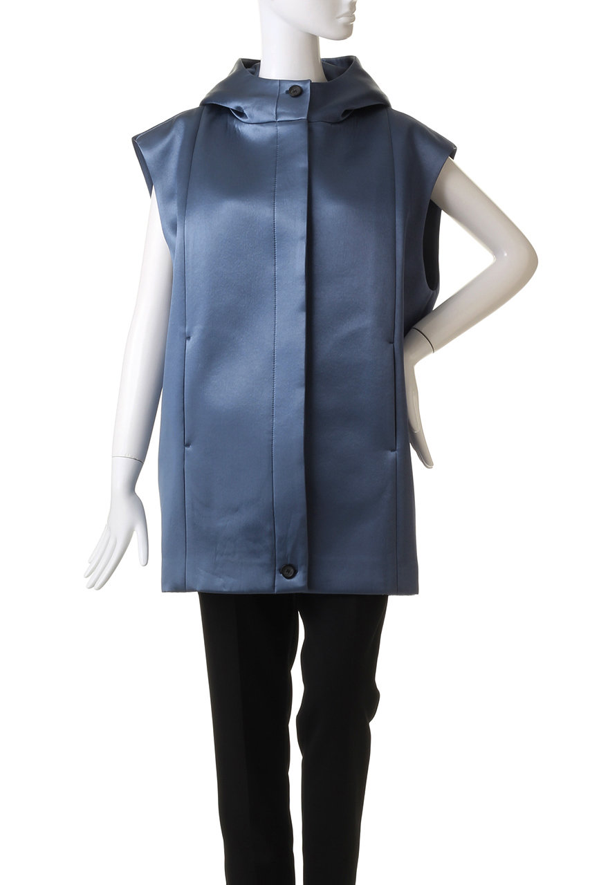 RIM.ARK(リムアーク)｜Bonding hoodie vest/ベスト/ブラック の通販 