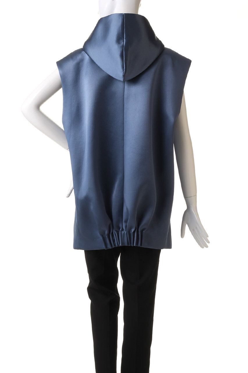 RIM.ARK(リムアーク)｜Bonding hoodie vest/ベスト/ブラック の通販