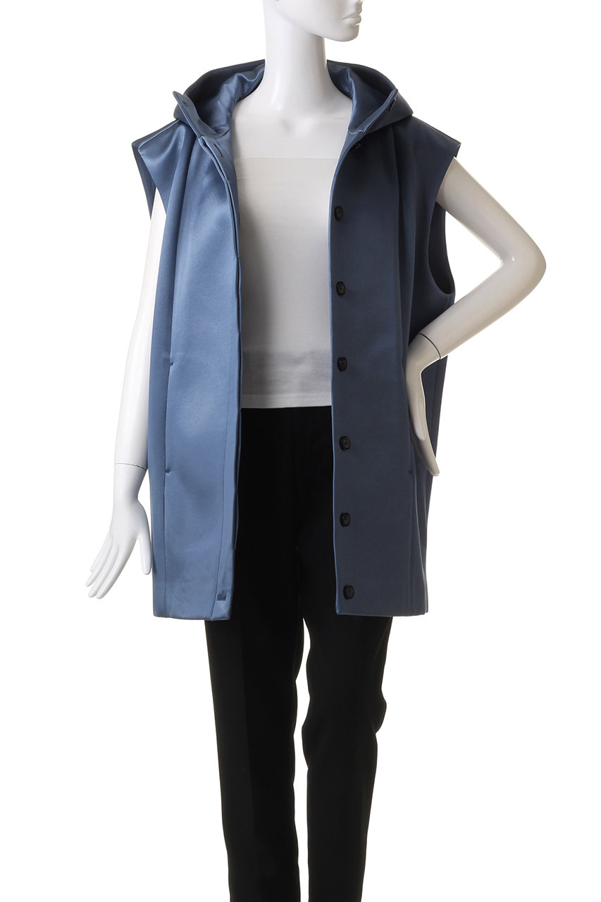 RIM.ARK(リムアーク)｜Bonding hoodie vest/ベスト/ブラック の通販 