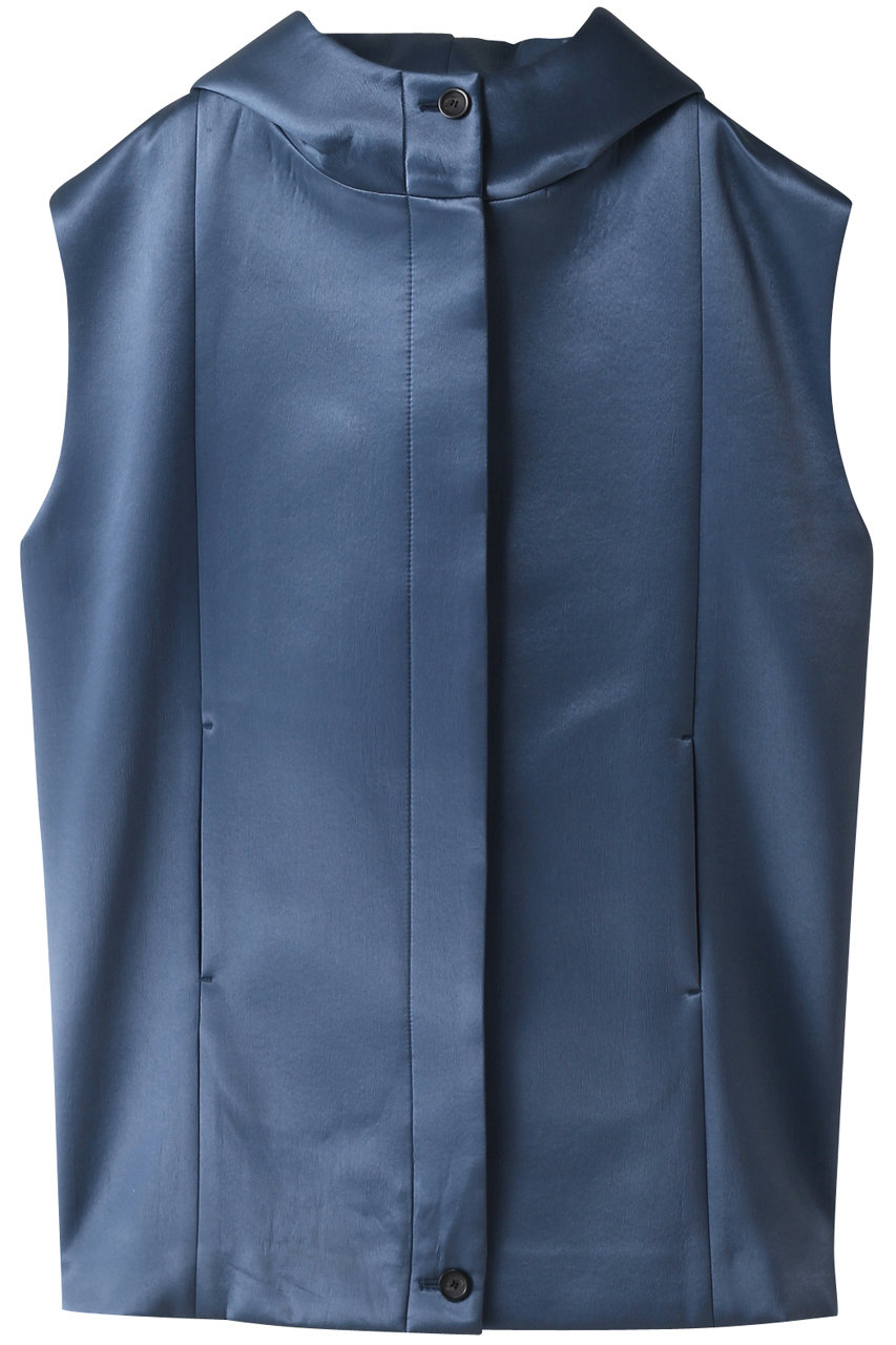 リムアーク/RIM.ARKのBonding hoodie vest/ベスト(ブルー/460HSS30-0340)