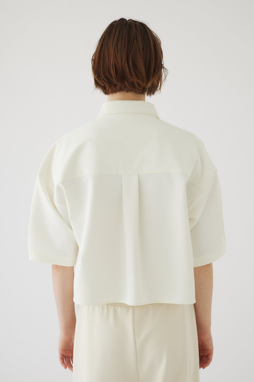 RIM.ARK(リムアーク)|Neck design box tops/トップス/ホワイト RIM.ARK(リムアーク)|Neck design box tops/トップス/ホワイト