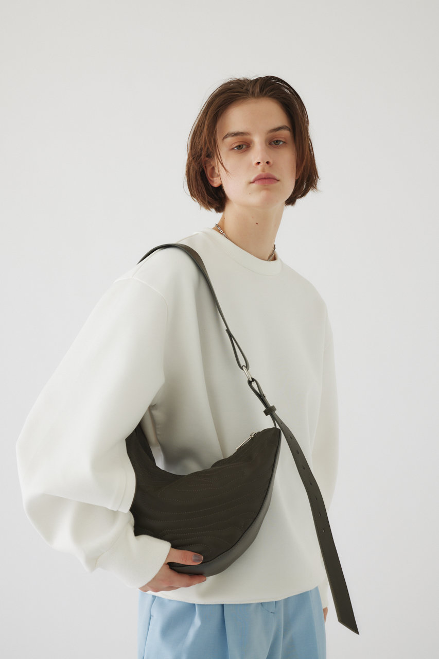 RIM.ARK(リムアーク)｜Map pattern quilting bag/バッグ/ブラウン の