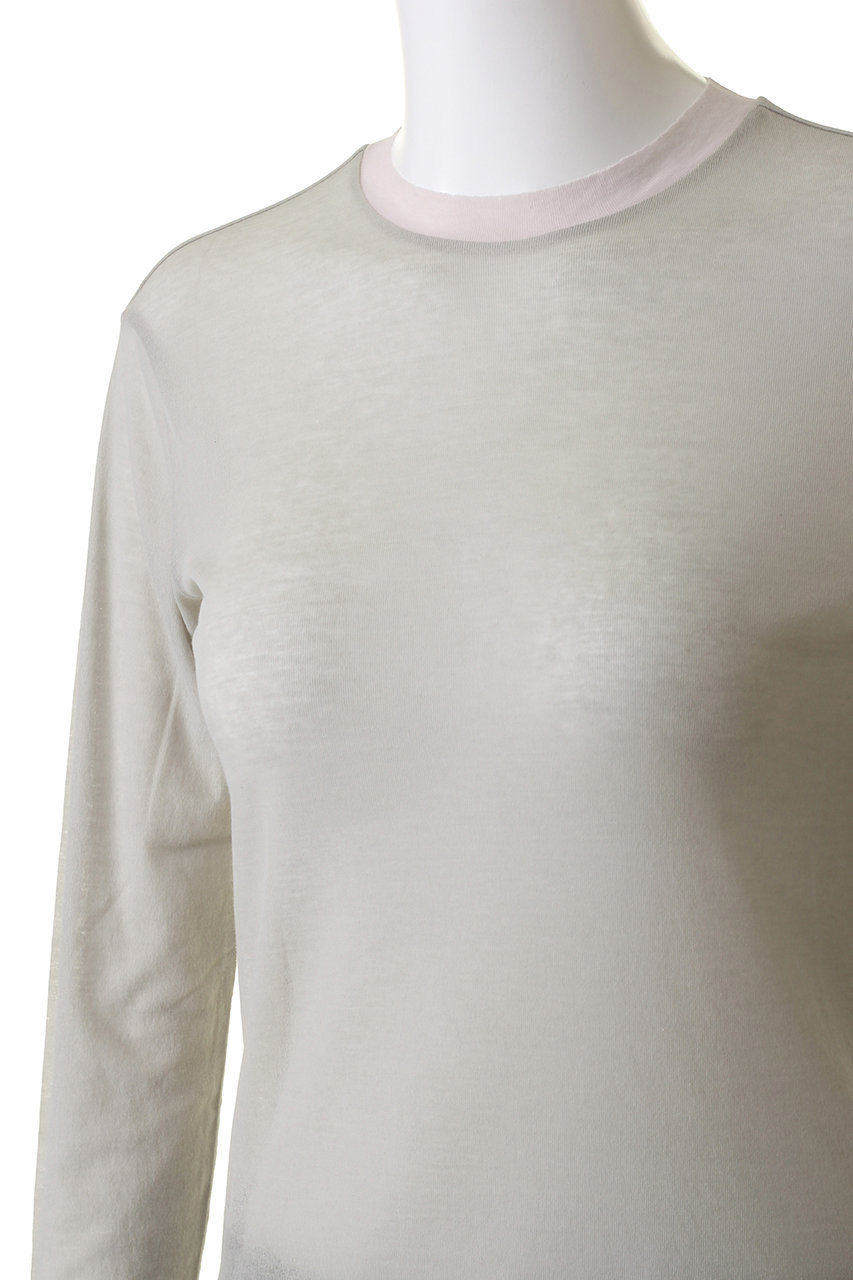 【3/20 10:00販売開始】Cotton diagonal cut tops/カットソー