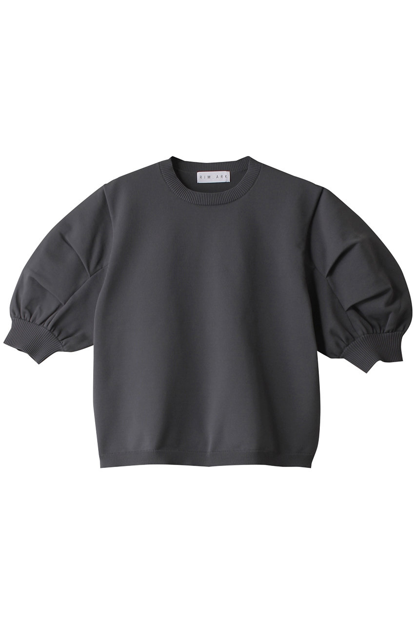 RIM.ARK Tuck volume washable knit/ニット (グレー, FREE) リムアーク ELLE SHOP RIM.ARK Tuck volume washable knit/ニット (グレー, FREE) リムアーク ELLE SHOP