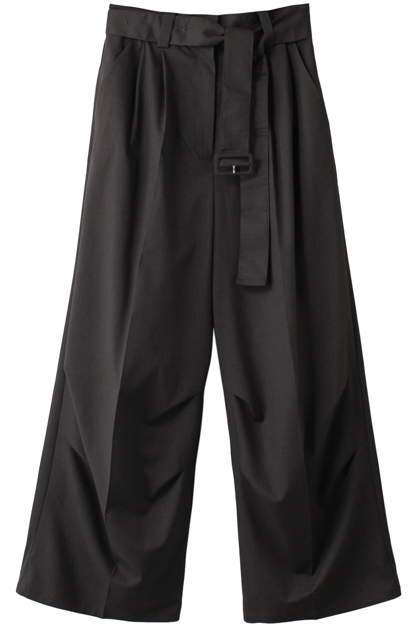 RIM.ARK Belt set tuck PT/パンツ (チャコールグレー, 36) リムアーク ELLE SHOP RIM.ARK Belt set tuck PT/パンツ (チャコールグレー, 36) リムアーク ELLE SHOP