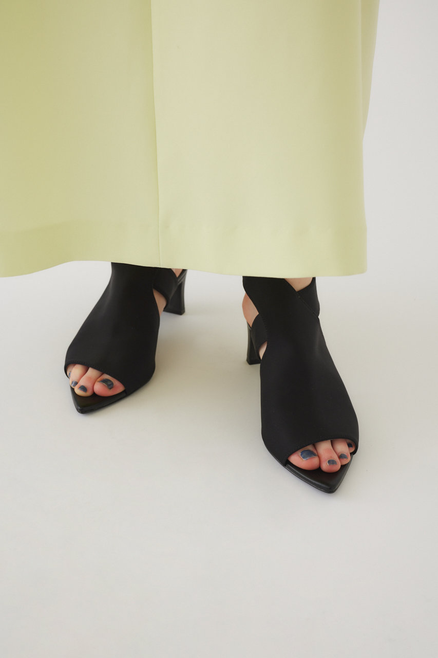 RIM.ARK(リムアーク)｜Middle heel sandal/サンダル/ブラック の通販｜ELLESHOP・(エル・ショップ)