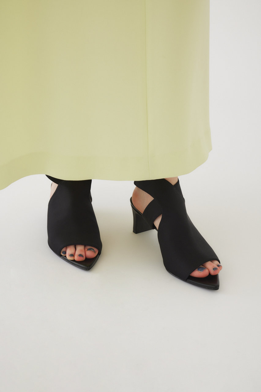 RIM.ARK(リムアーク)｜Middle heel sandal/サンダル/ブラック の通販｜ELLESHOP・(エル・ショップ)