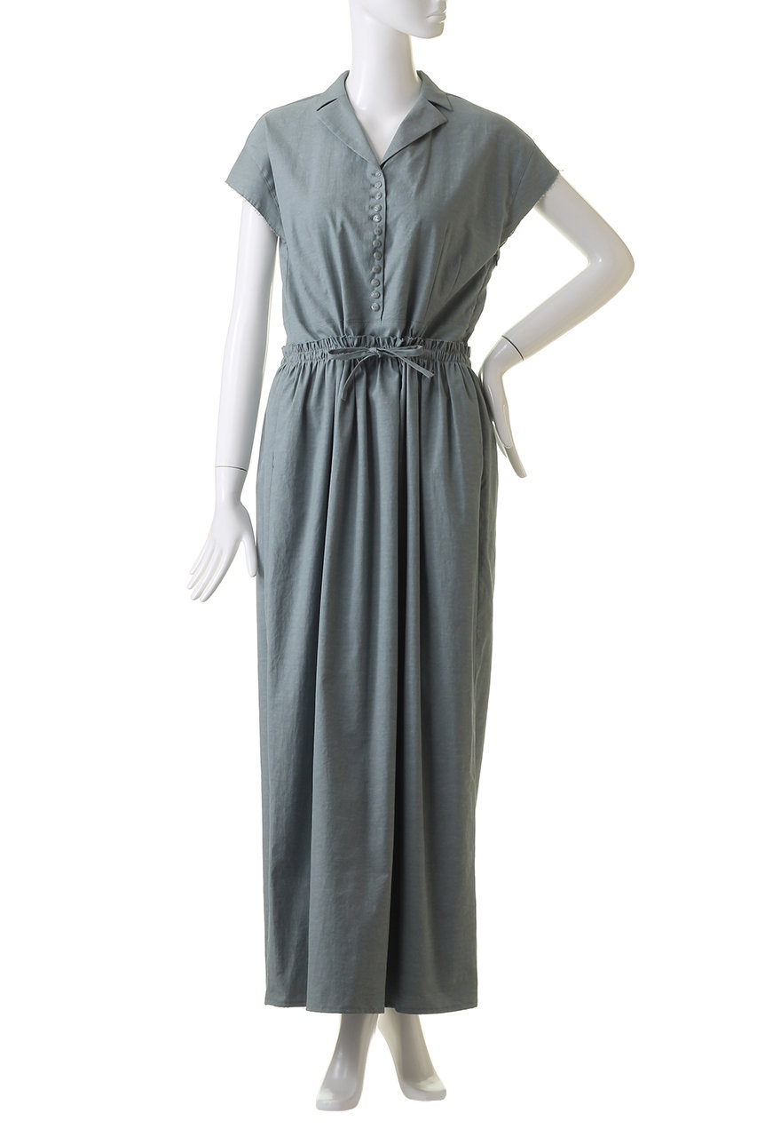 リムアークWaist narrow long dress L/BLU 38 RIM.ARK(リムアーク)|Waist narrow long dress/ドレス