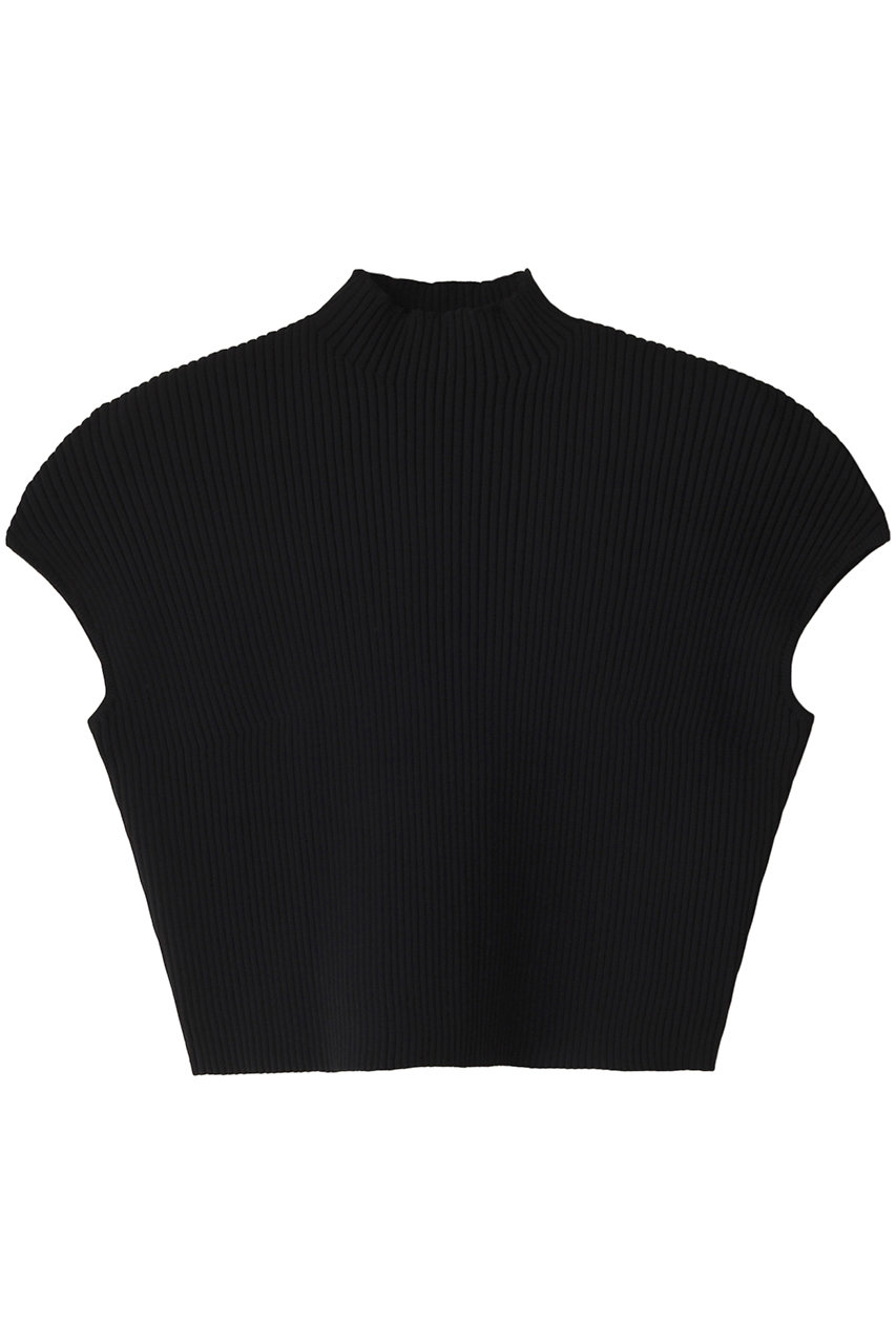RIM.ARK Half sleeve compact knit/ニット (ブラック, FREE) リムアーク ELLE SHOP RIM.ARK Half sleeve compact knit/ニット (ブラック, FREE) リムアーク ELLE SHOP