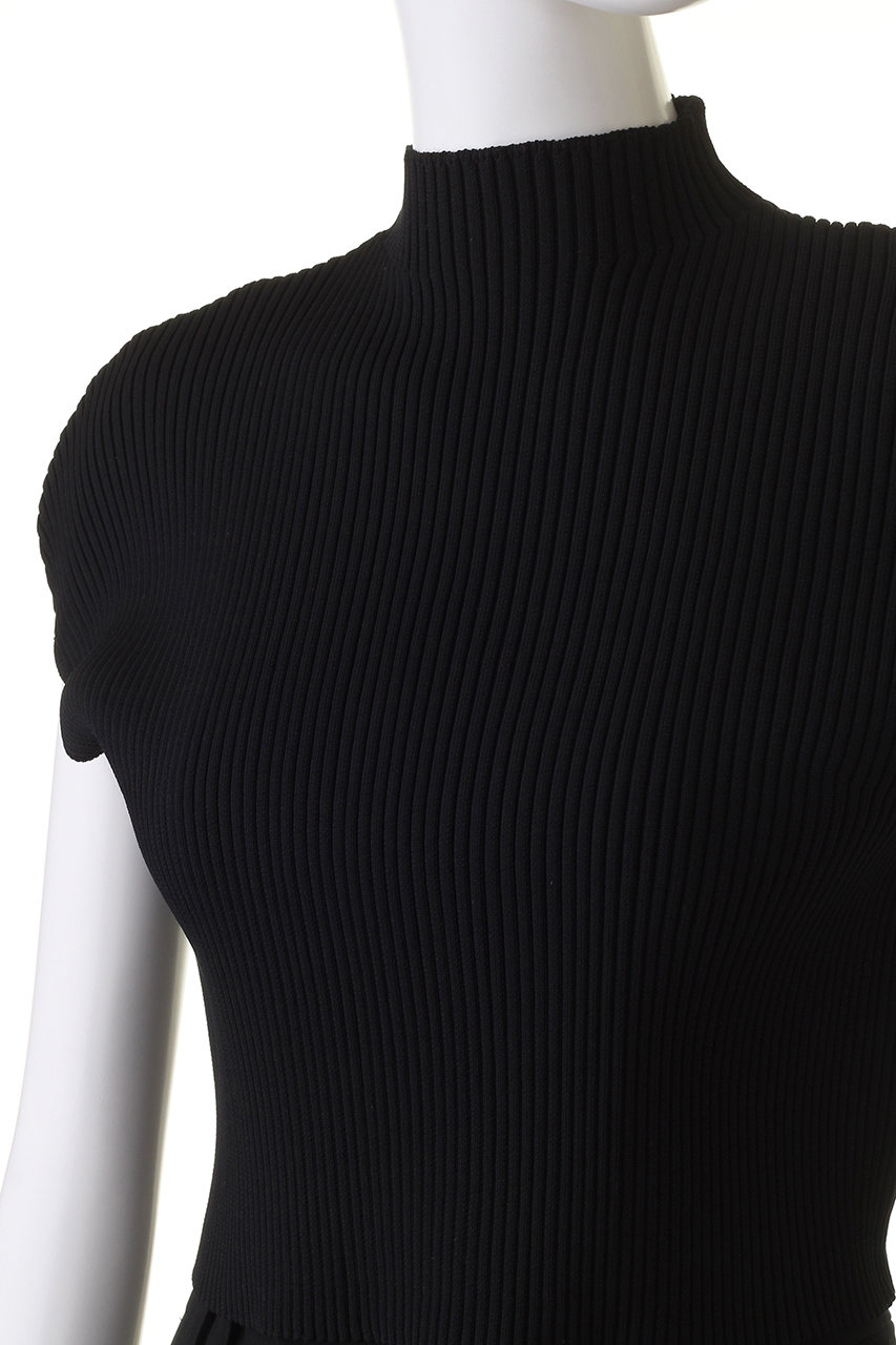 RIM.ARK(リムアーク)｜Half sleeve compact knit/ニット