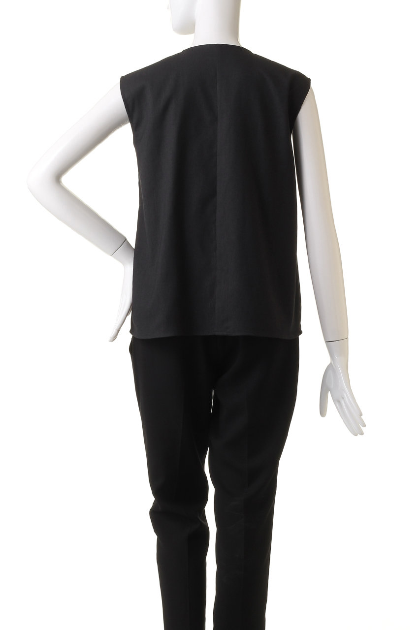 RIM.ARK(リムアーク)｜Linen mix vest tops/ベスト/ホワイト の通販 