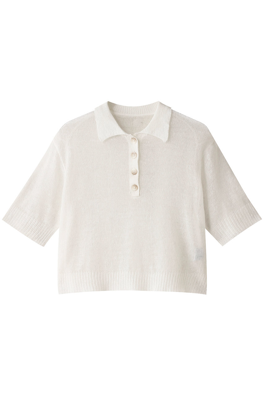 RIM.ARK Mohair polo knit/ニット (ホワイト, FREE) リムアーク ELLE SHOP RIM.ARK Mohair polo knit/ニット (ホワイト, FREE) リムアーク ELLE SHOP