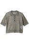 Mohair polo knit/ニット リムアーク/RIM.ARK ライトグリーン