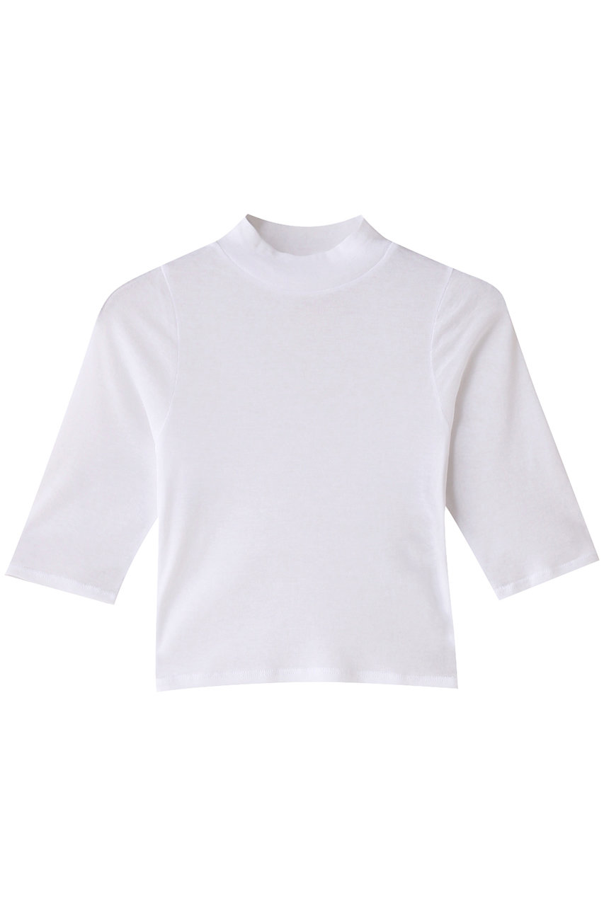 リムアーク/RIM.ARKのCotton tight half sleeve tops/トップス(ホワイト/460HAN80-0011)