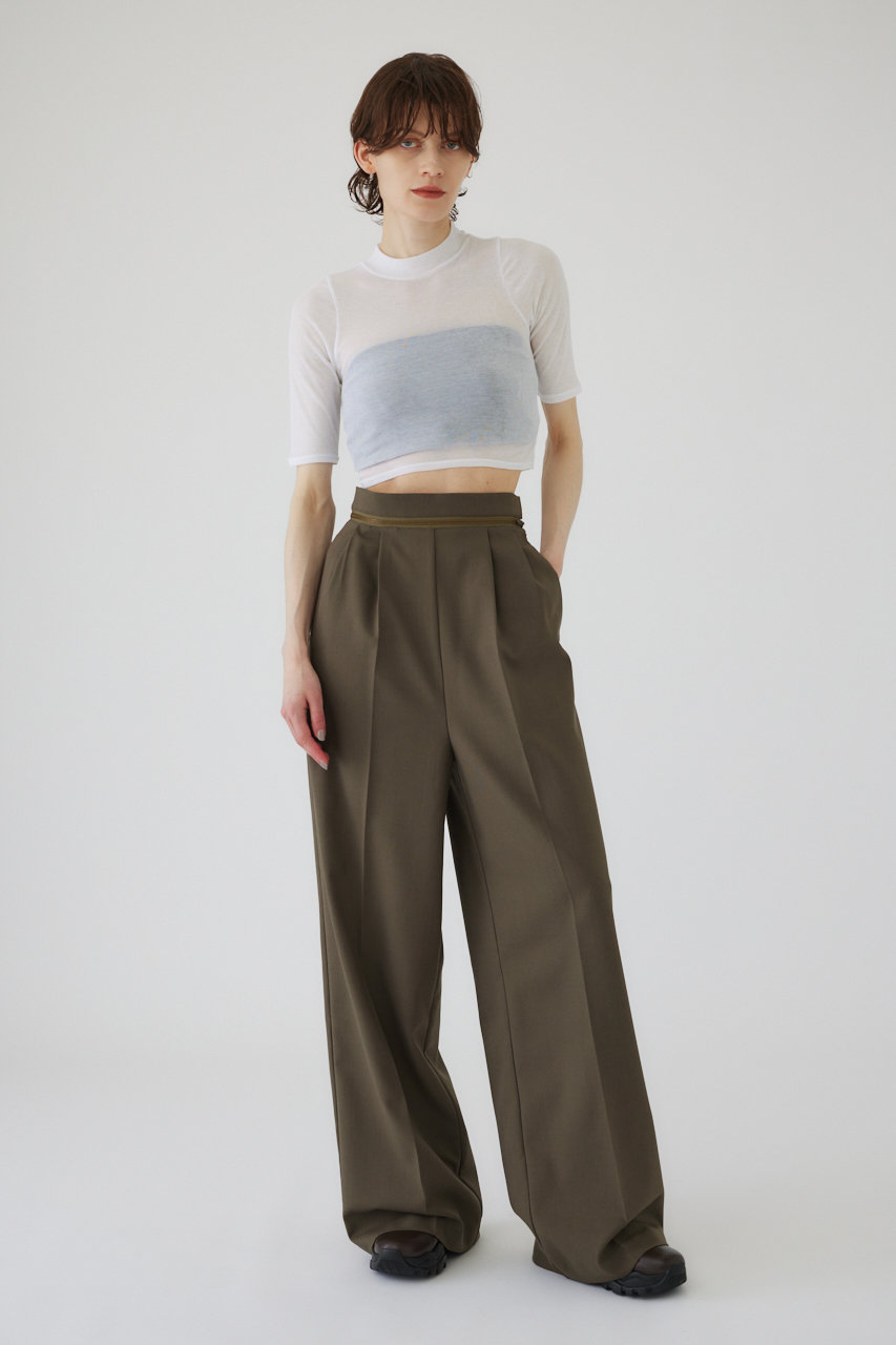 RIM.ARK(リムアーク)｜Cotton tight half sleeve tops/トップス