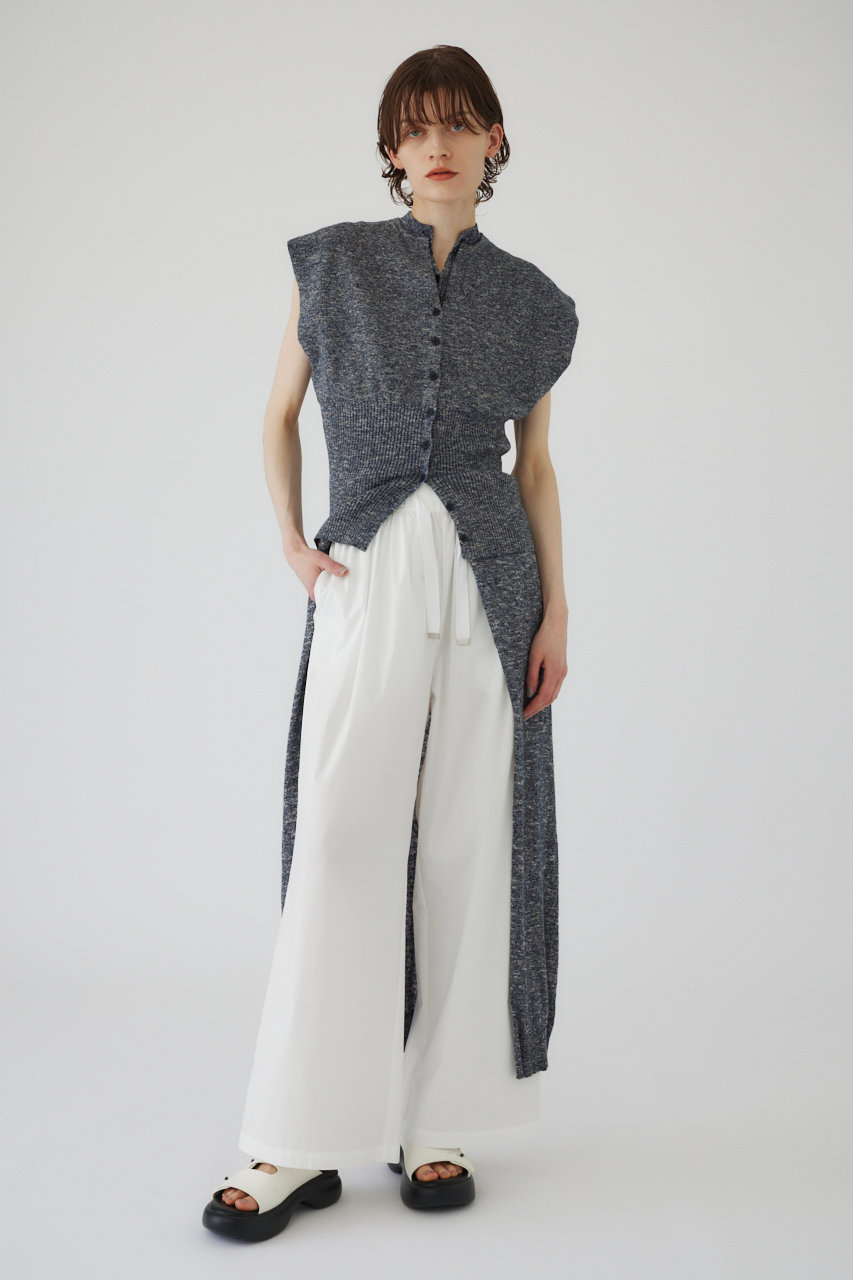 RIM.ARK(リムアーク)｜Super gather tie PT/パンツ/ホワイト の通販  