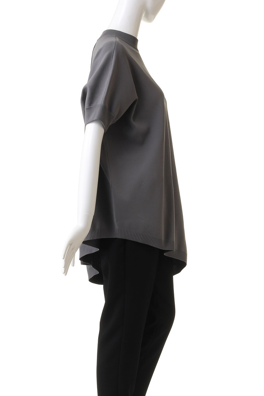 RIM.ARK(リムアーク)｜Back button over knit/ニット/ブラック の通販 