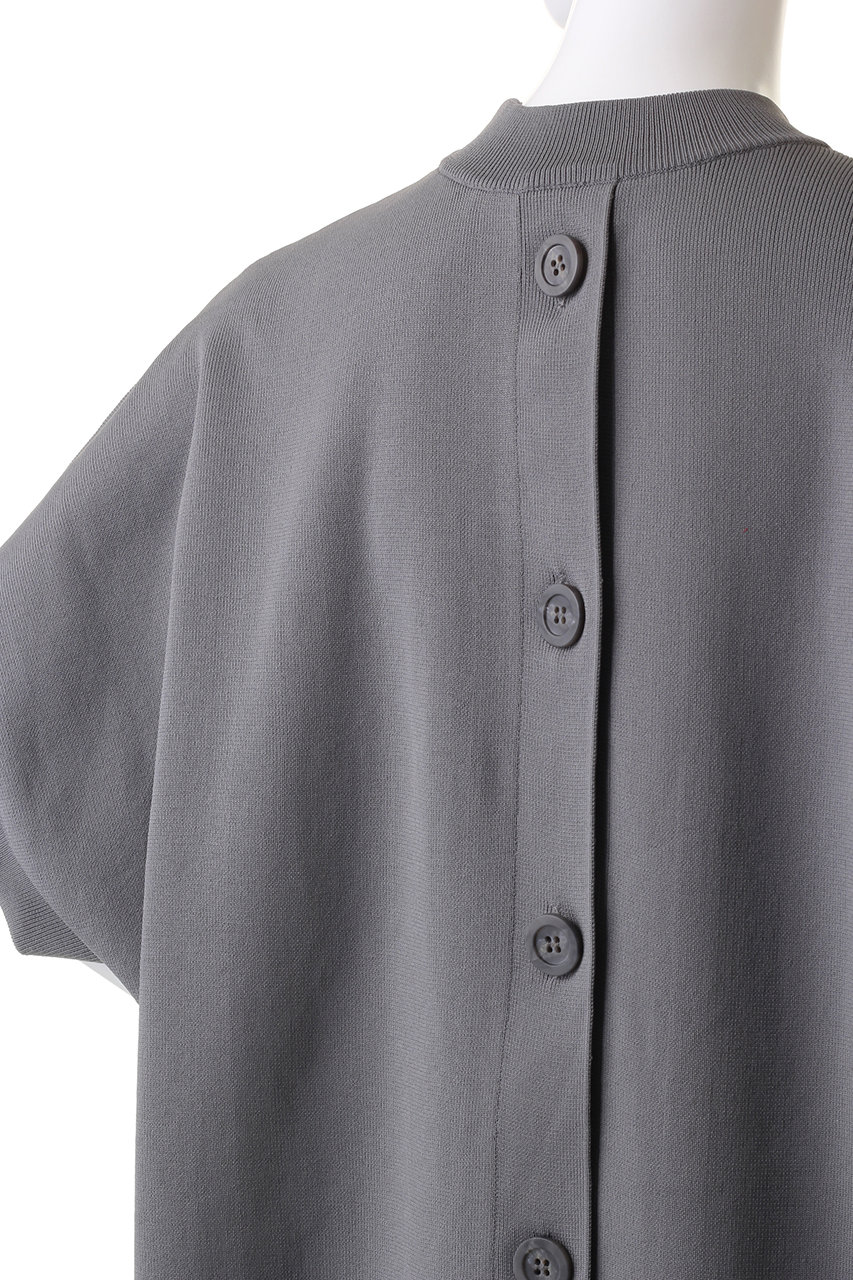 RIM.ARK Back button over knit Black