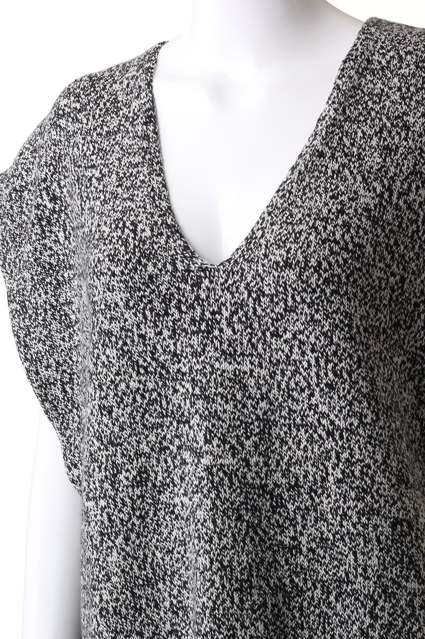 RIM.ARK(リムアーク)|Melange knit vest/ベスト/M/ブラック の RIM.ARK(リムアーク)|Melange knit vest/ベスト/M/ブラック の