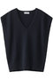 Melange knit vest/ベスト リムアーク/RIM.ARK ネイビー