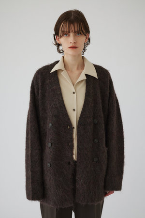 リムアーク/RIM.ARKのDouble breasted knit C/D/カーディガン(110300/110303)