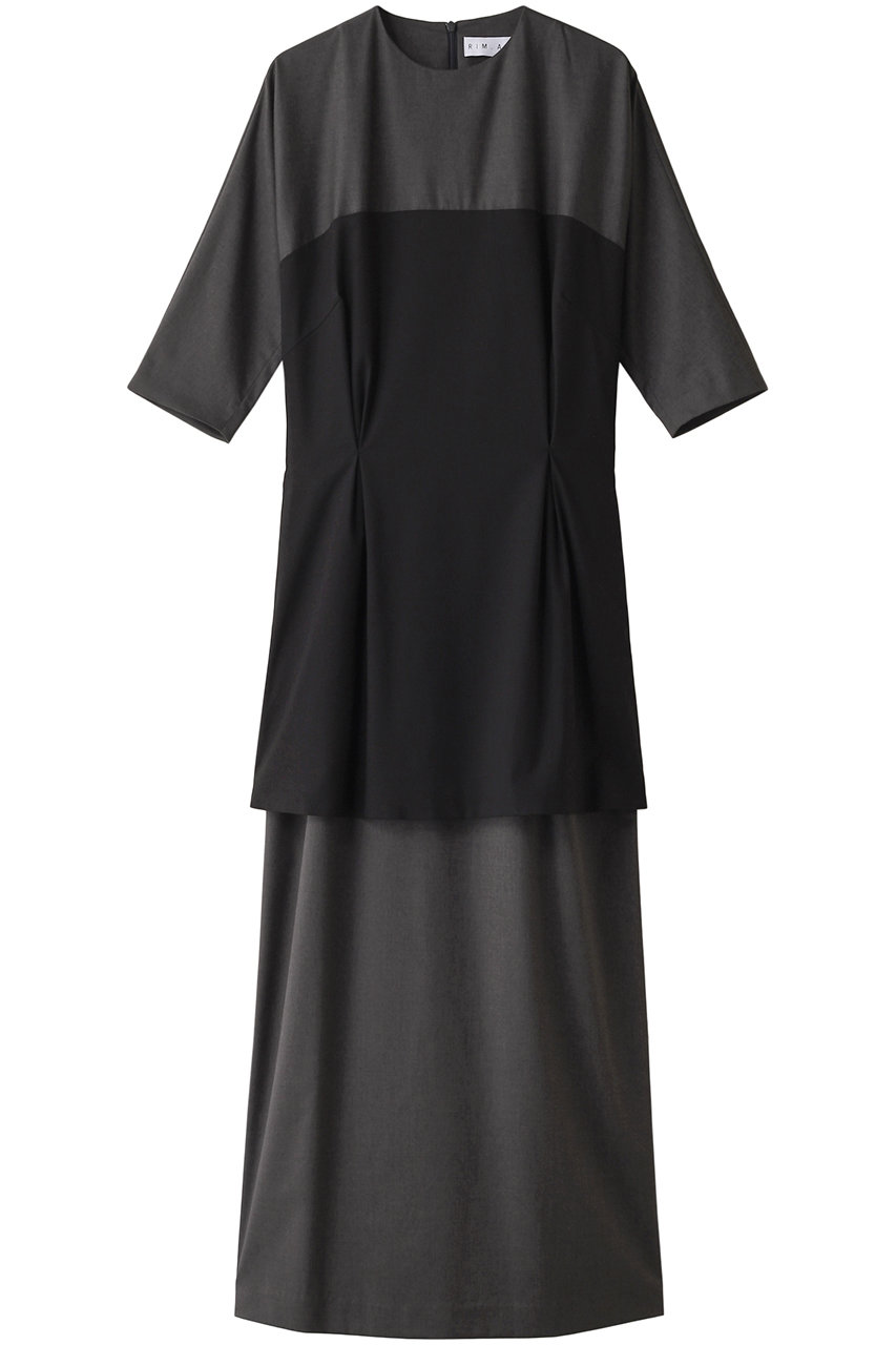 リムアーク/RIM.ARKのBustier dress/ドレス・ワンピース(ブラック/460HAS33-0261)