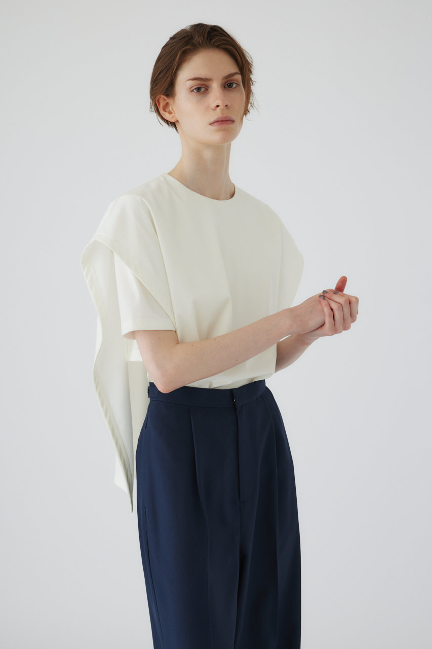 RIM.ARK(リムアーク)｜Layered square cut tops/トップス/オフホワイト の通販｜ELLESHOP・(エル・ショップ)