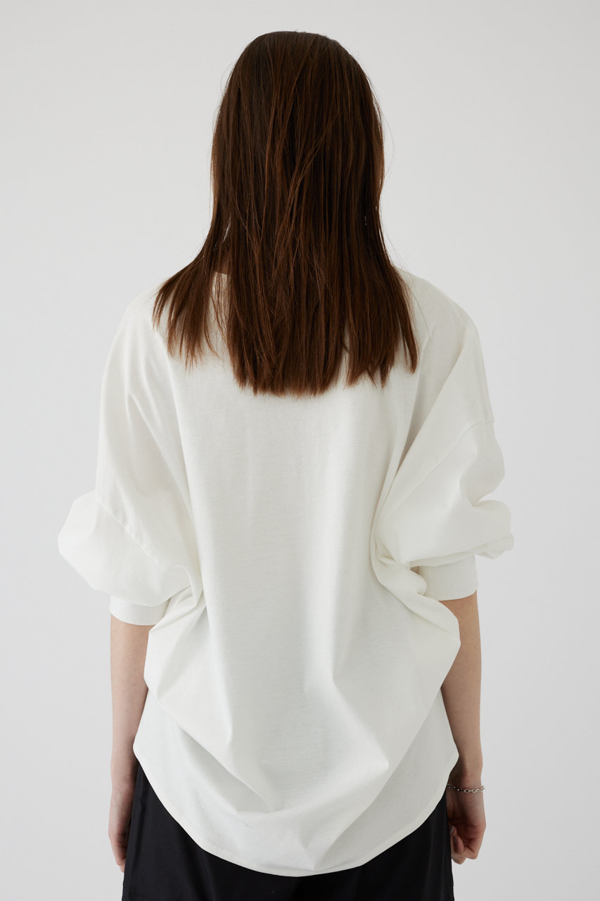RIM.ARK(リムアーク)｜Dolman cut tops/トップス/ホワイト の