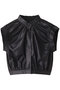 Leather like compact vest/ベスト リムアーク/RIM.ARK ブラック