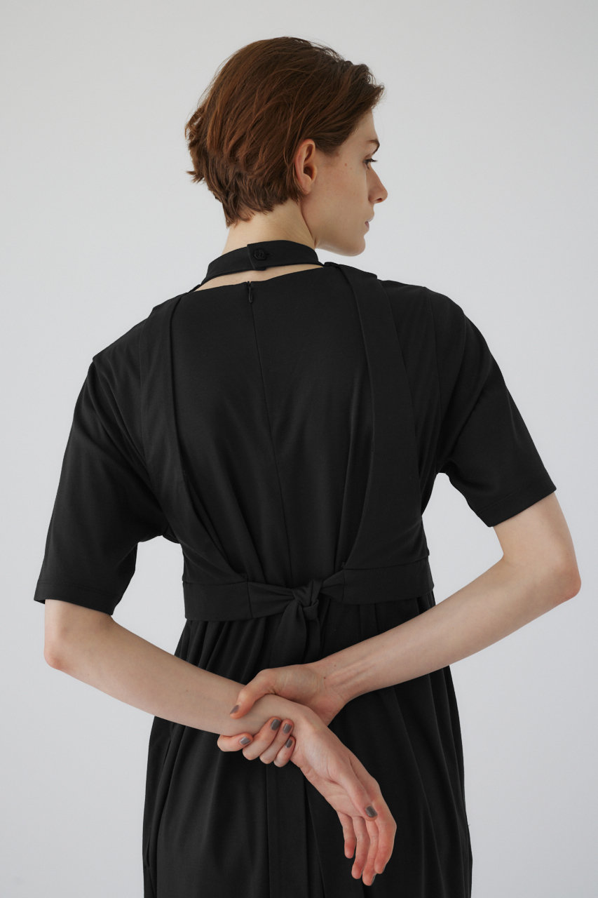 RIM.ARK(リムアーク)｜Tops set cut dress/ワンピース/ブラック