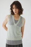Mohair mix minimum knit vest/ニットベスト