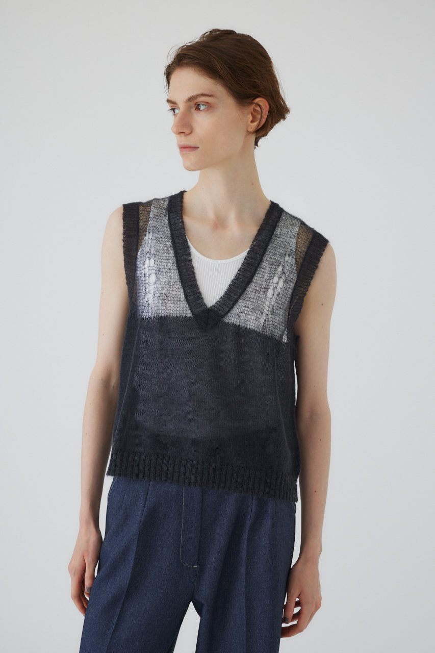 RIM.ARK(リムアーク)｜【8/7 10:00販売開始】Mohair mix minimum knit 