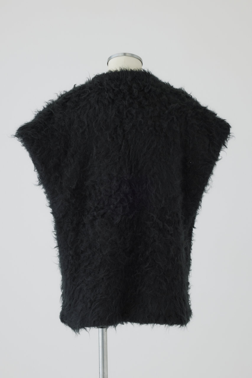 RIM.ARK(リムアーク)｜Brilliant knit gown/ニットガウン/ブラック の  