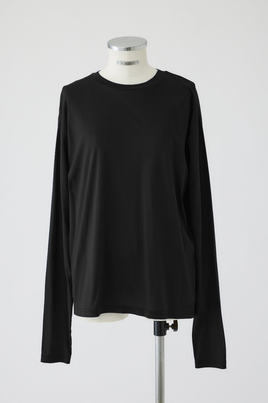 リムアーク/RIM.ARKのBasic long sleeve cut tops/トップス(ブラック/460HAS80-1091)