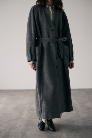【黒白】RIM.ARK コート cashmere blend RIM.ARK（リムアーク）の「Wide double-breasted CT（チェスター
