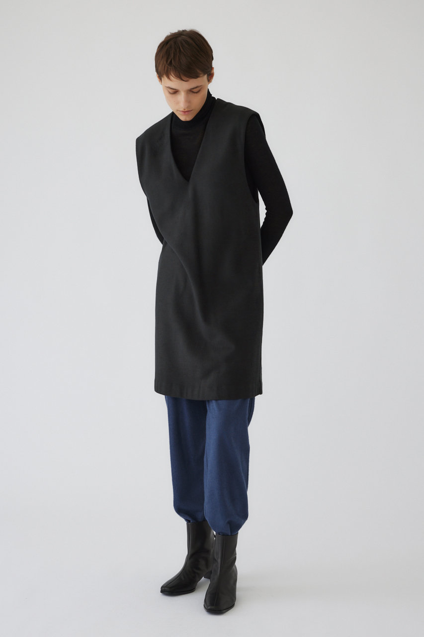 RIM.ARK(リムアーク) ベストレイヤードダウンコート カーキ お値下げ