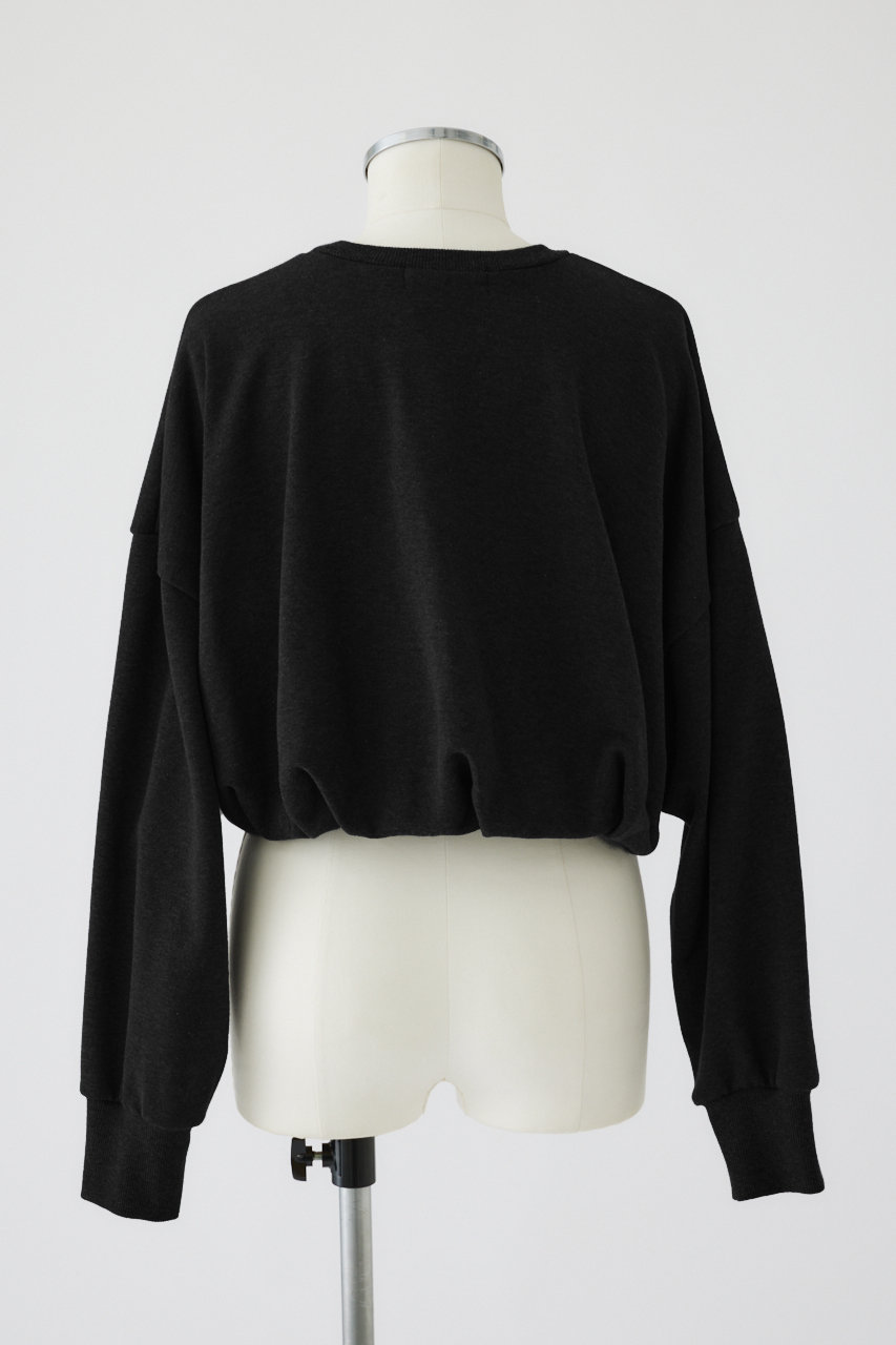 RIM.ARK(リムアーク)｜Balloon sweat tops/スウェット/ブラック の通販