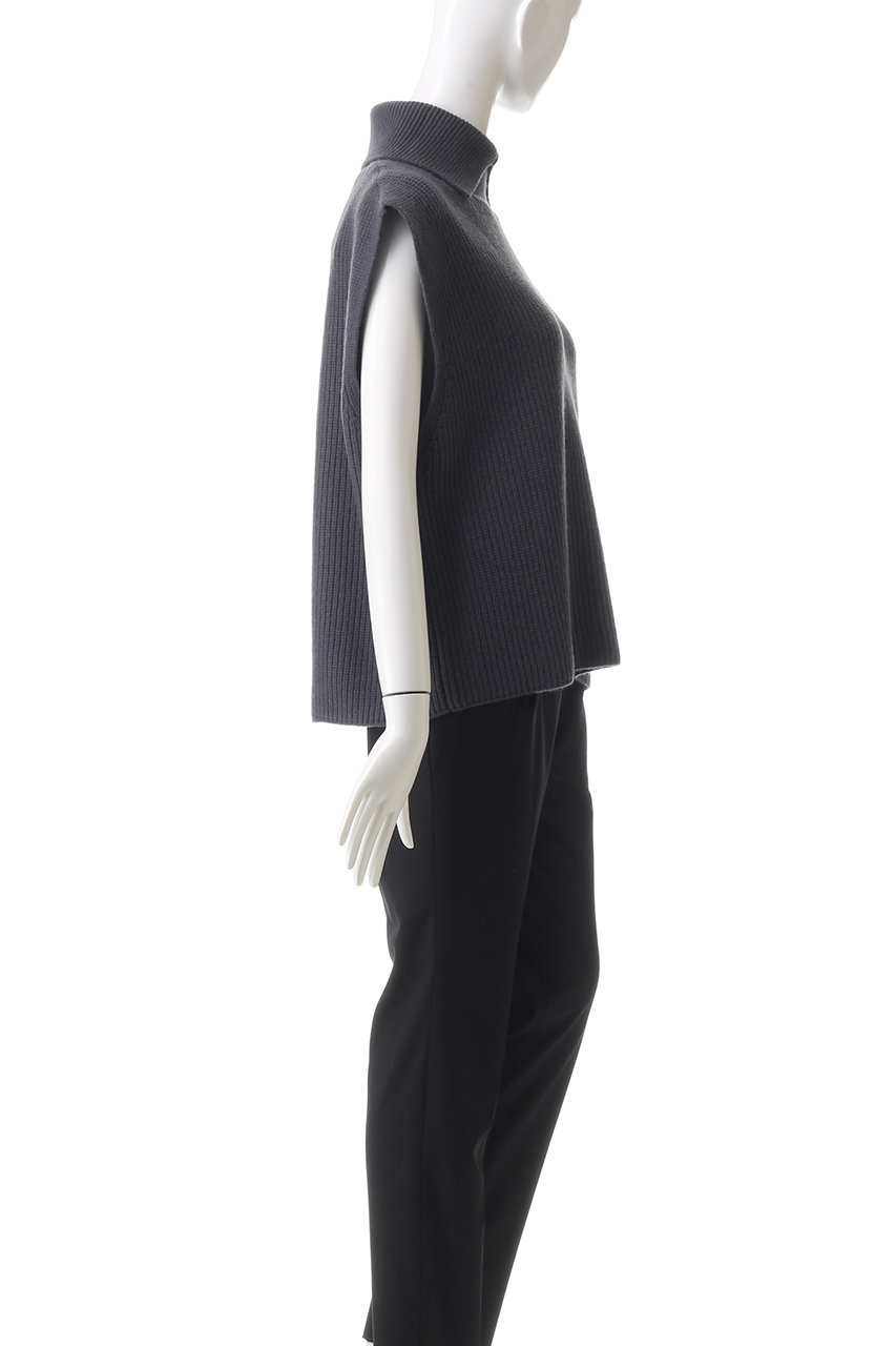 RIM.ARK(リムアーク)｜High collar knit vest/ニットベスト