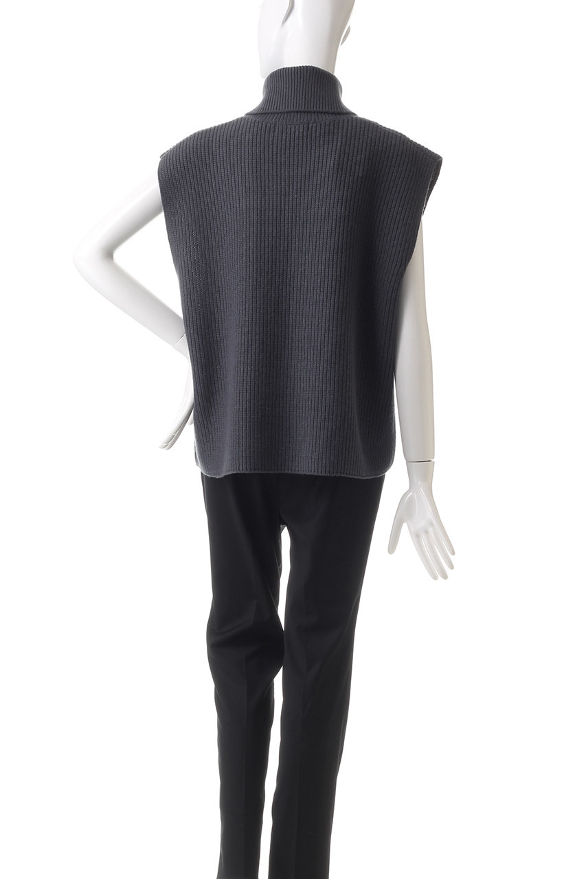 RIM.ARK(リムアーク)｜High collar knit vest/ニットベスト