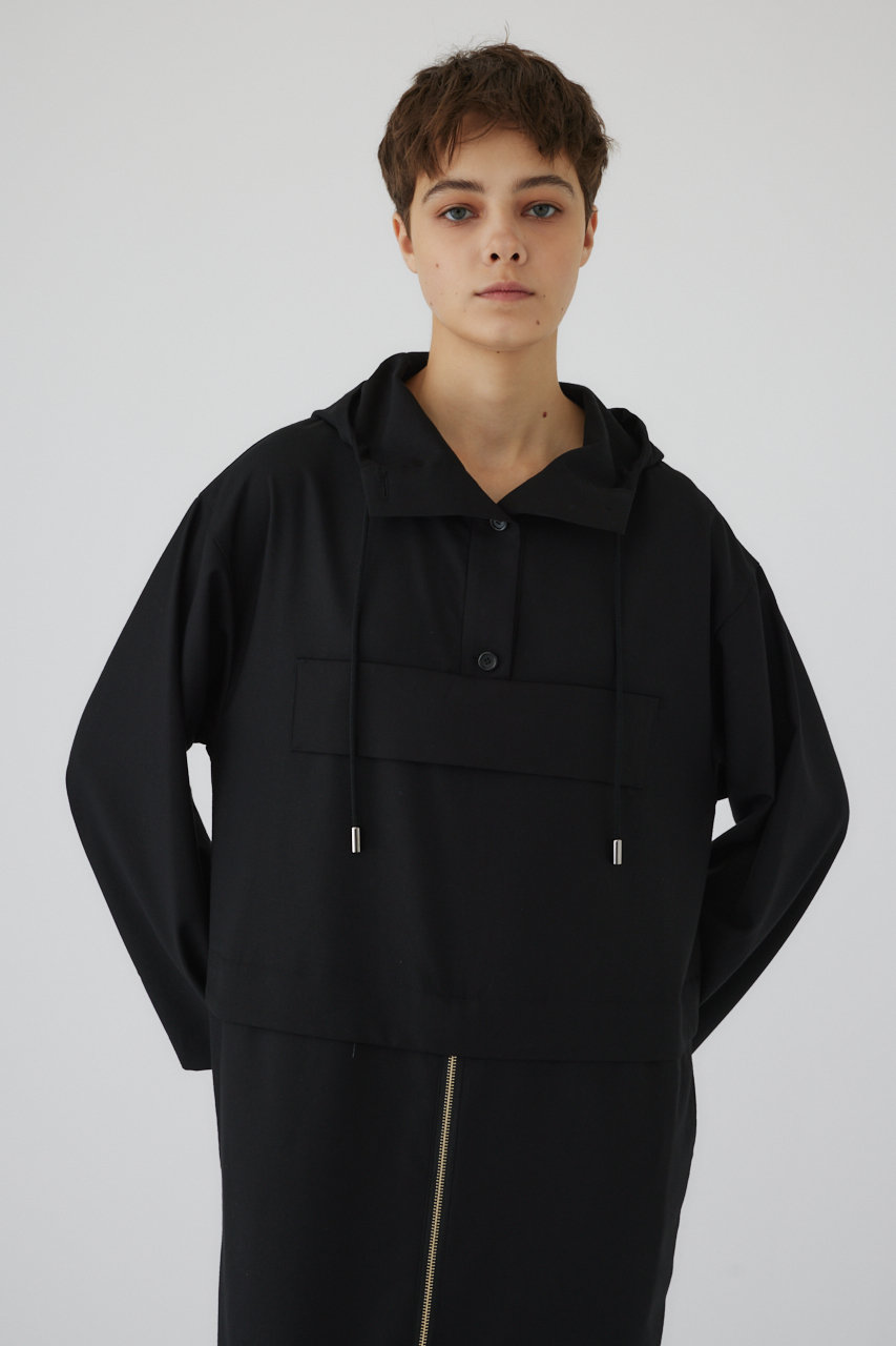 RIM.ARK(リムアーク)｜Anorak OP/ワンピース/ブラック の通販