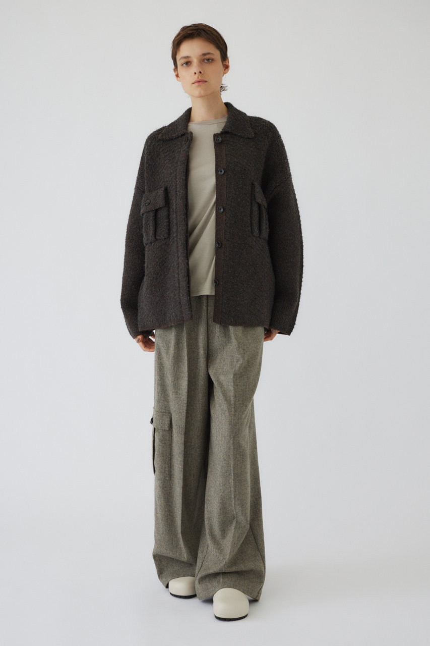 RIM.ARK(リムアーク)|Knit blouson/ブルゾン/ブラウン の通販 RIM.ARK(リムアーク)|Knit blouson/ブルゾン/ブラウン の通販