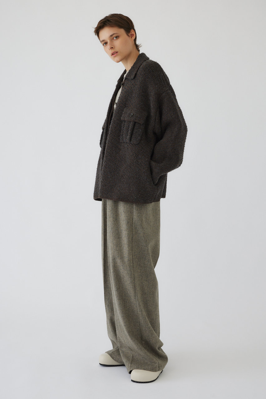 RIM.ARK(リムアーク)|Knit blouson/ブルゾン/ブラウン の通販 RIM.ARK(リムアーク)|Knit blouson/ブルゾン/ブラウン の通販