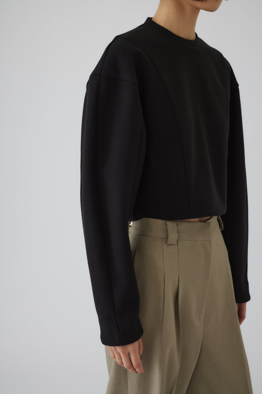 魅了 RIM.ARK(リムアーク)｜Warming jersey PO/プルオーバー cropped トップス