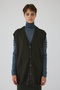 【11/20 10:00販売開始】4type long knit vest/ベスト リムアーク/RIM.ARK ダークグリーン