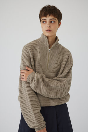 リムアーク/RIM.ARKのZip up over knit/ニット(110300/110301)