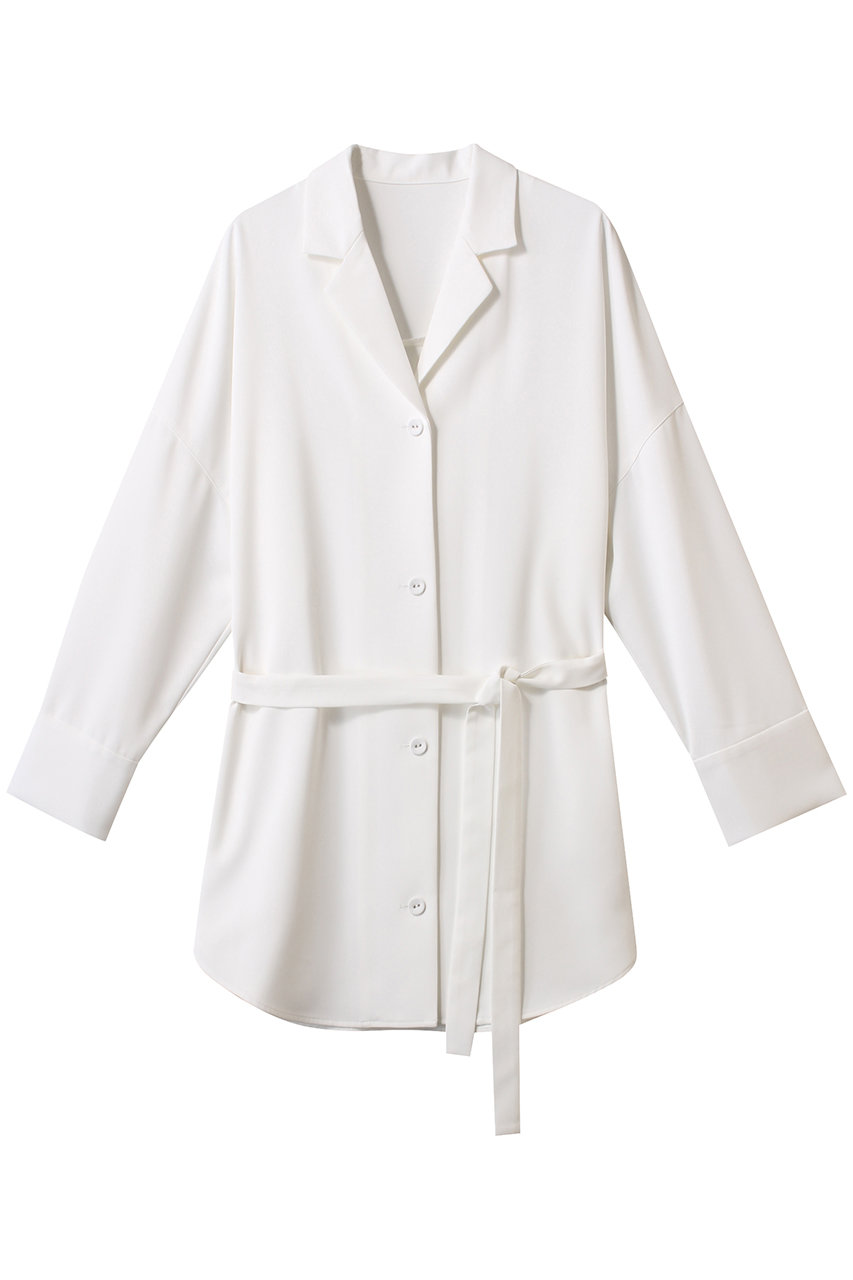 リムアーク/RIM.ARKの【予約販売】Long light round shirt/シャツ(ホワイト/460IAL30-2101)