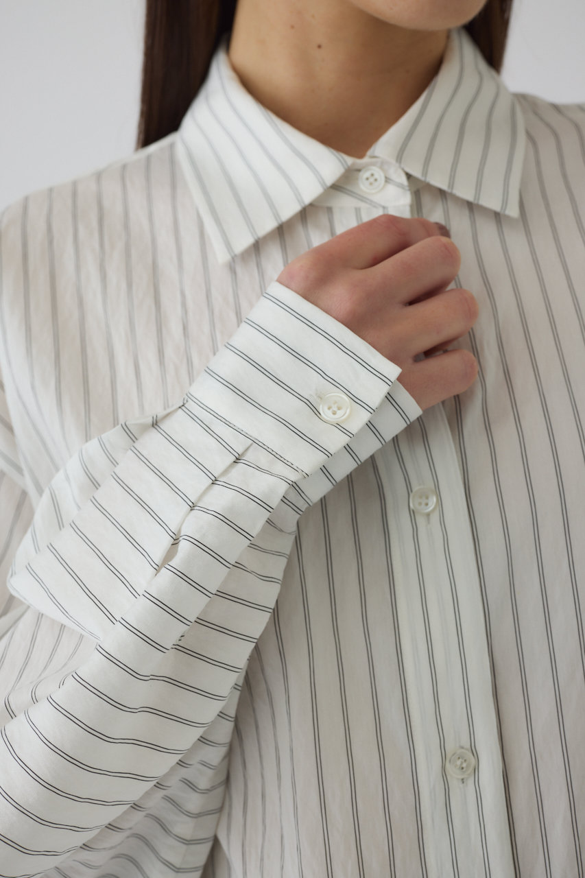 超安い RIM.ARK(リムアーク)｜Stripe box SH/シャツ/アイボリー の通販 トップス